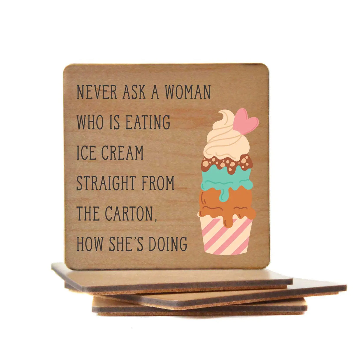 Wooden Bar Coasters