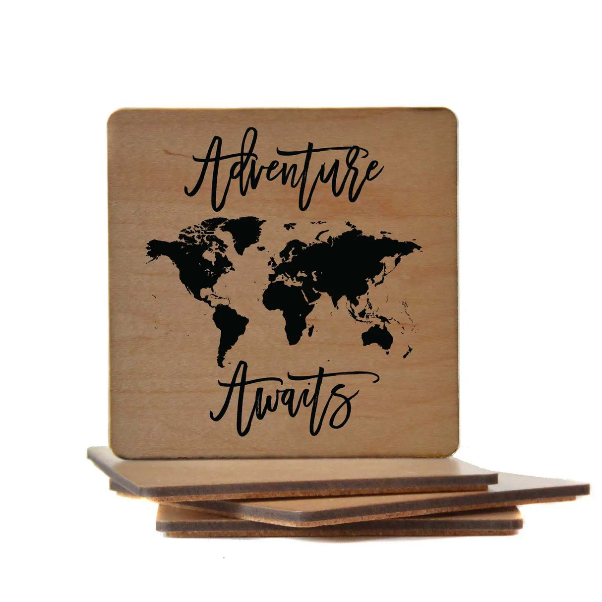 Wooden Bar Coasters