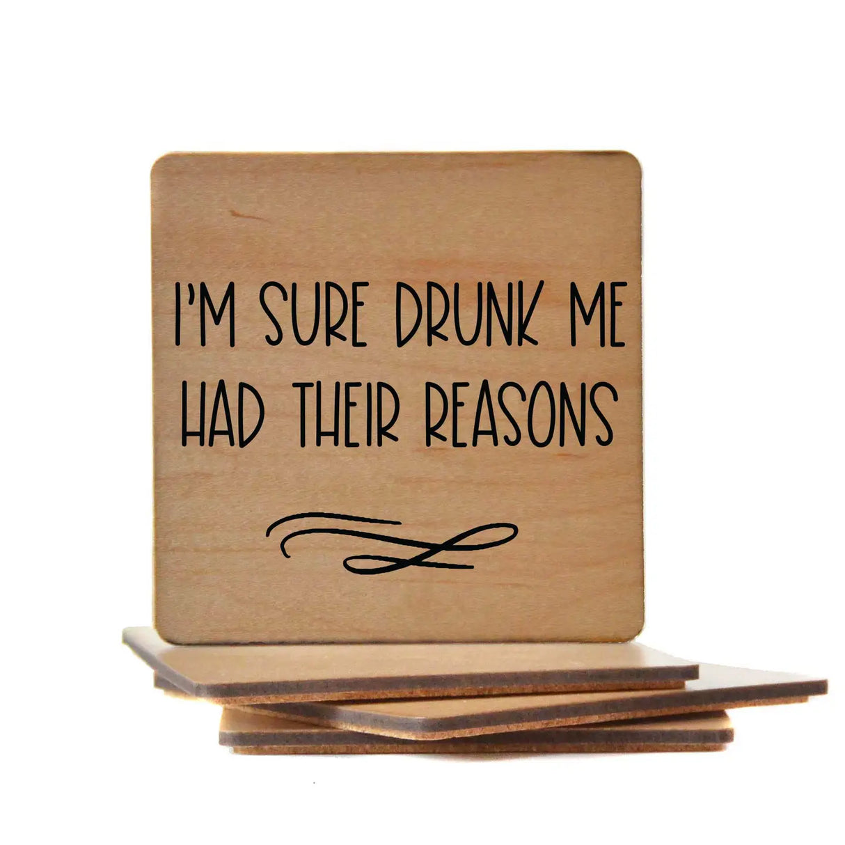 Wooden Bar Coasters