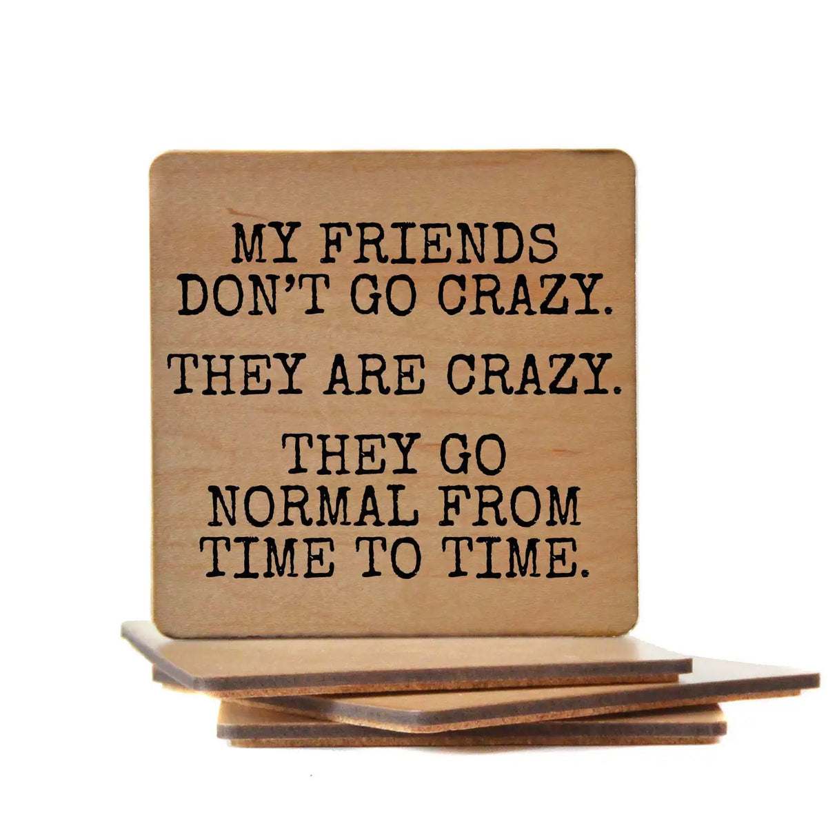 Wooden Bar Coasters