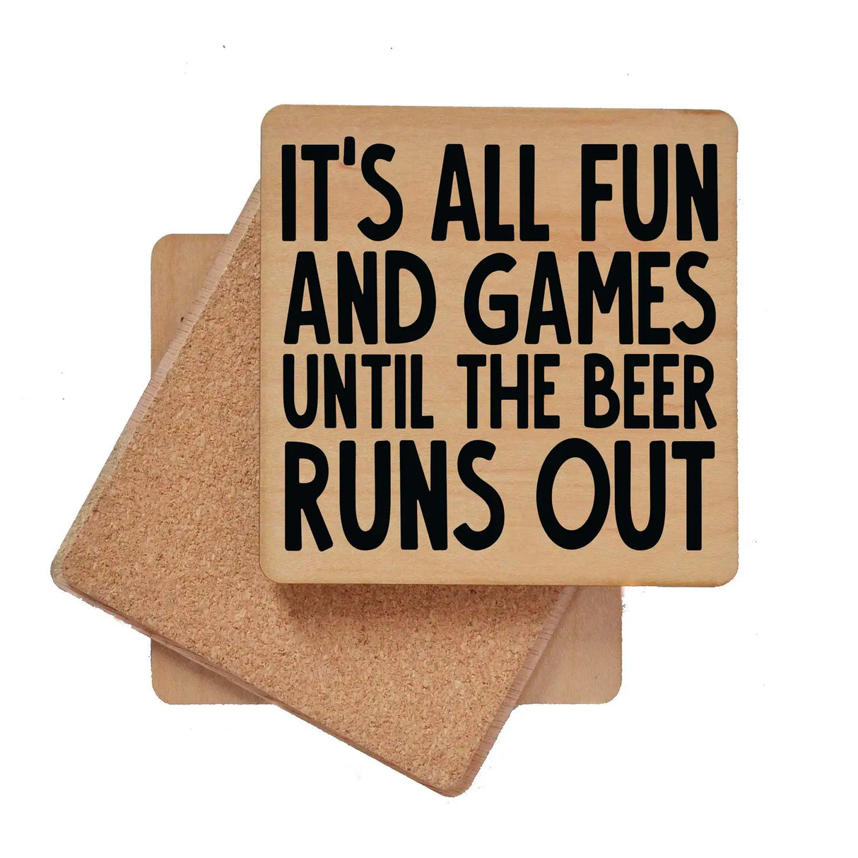 Wooden Bar Coasters