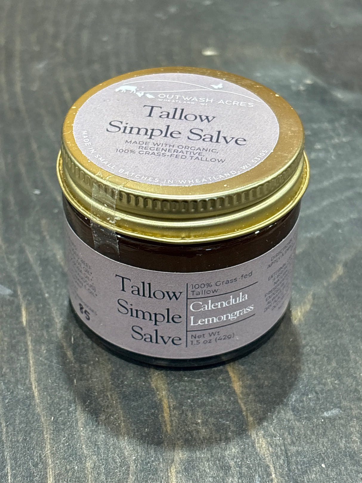 Outwash Acres Organic Tallow Simple Salve