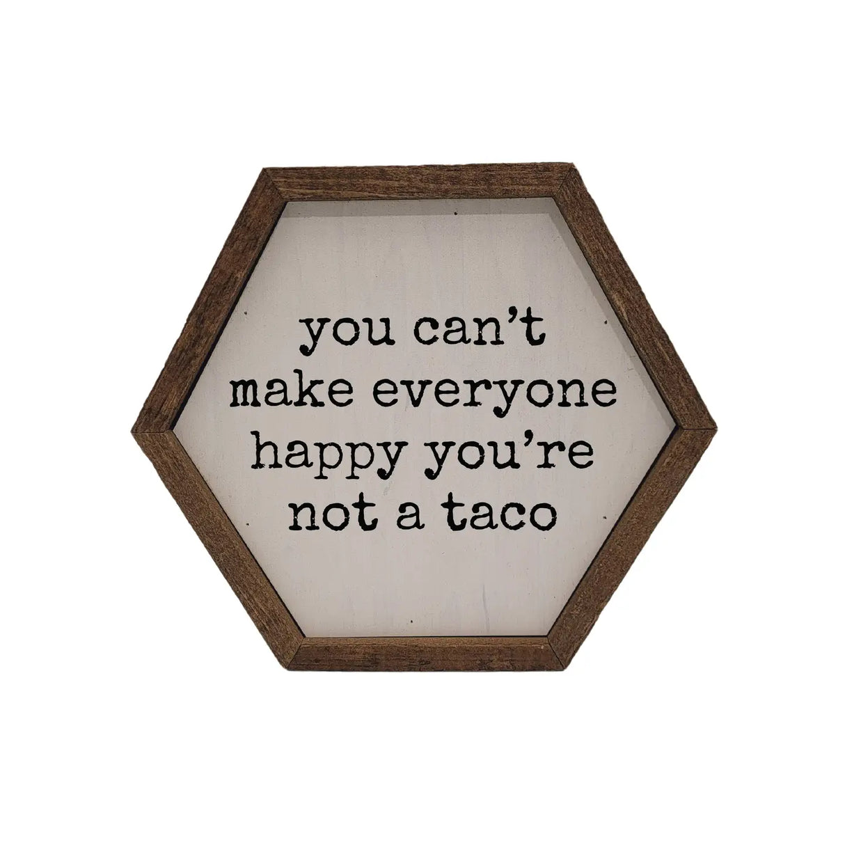 Hexagon Wooden Signs