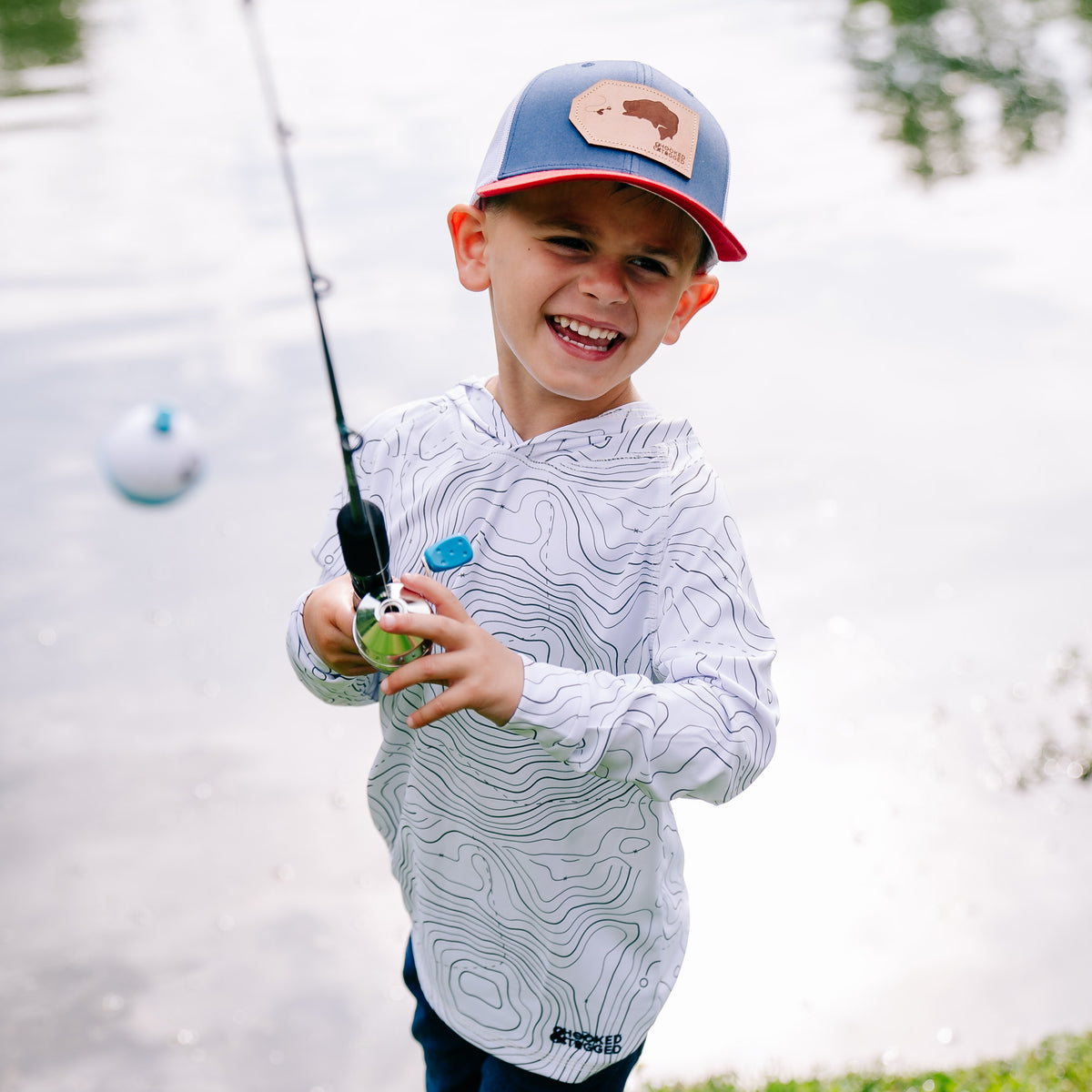 Toddler Topographical Performance Hoodie White Topographical / 4T Toddler Topographical Performance Hoodie White Topographical / 4T