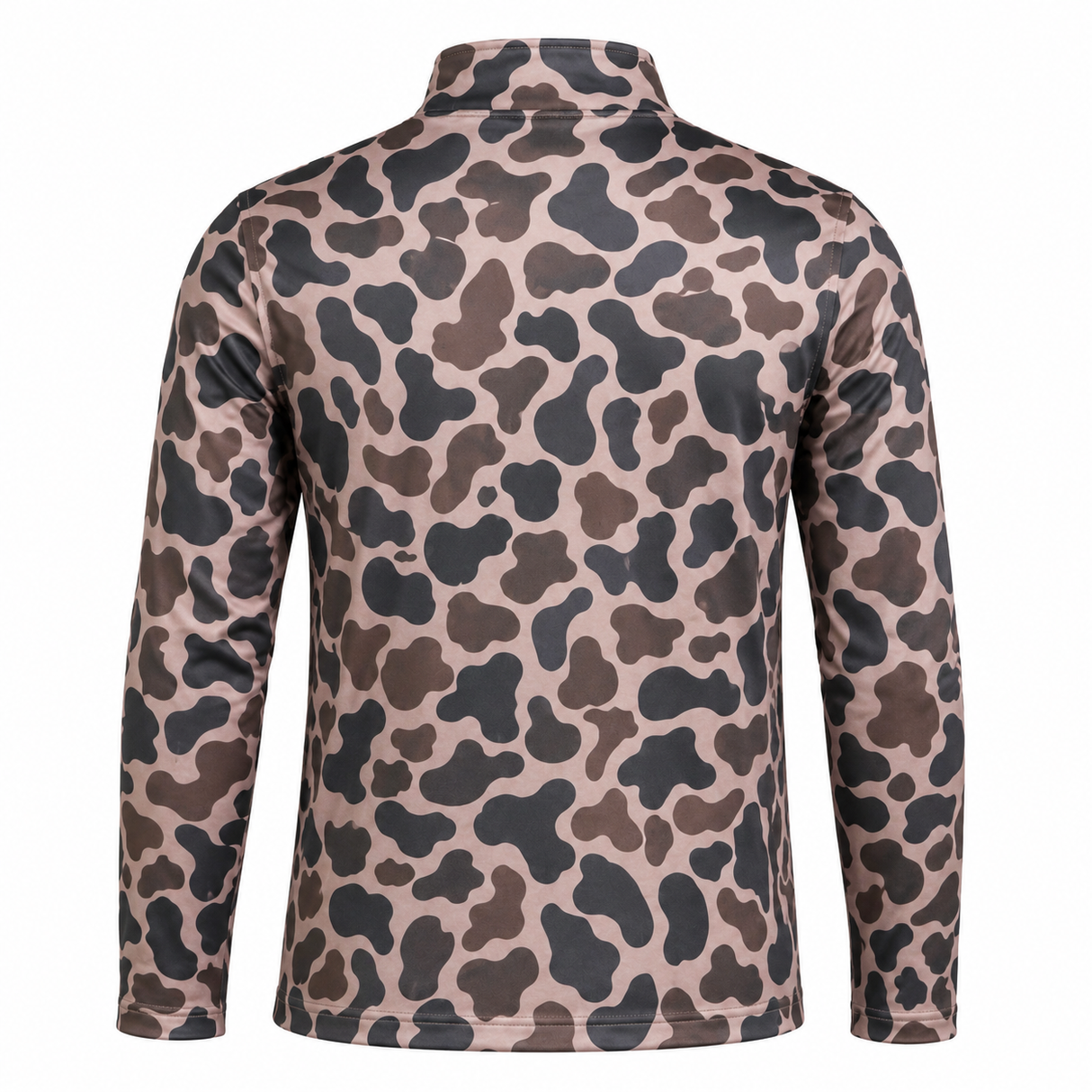 Youth Old School Camo Performance Quarter Zip
