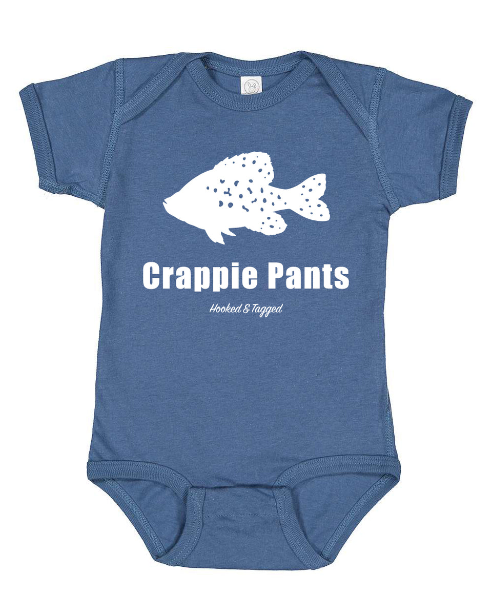 Fishing Onesie®, the Tug is the Drug, Fly Fishing Baby Outfit