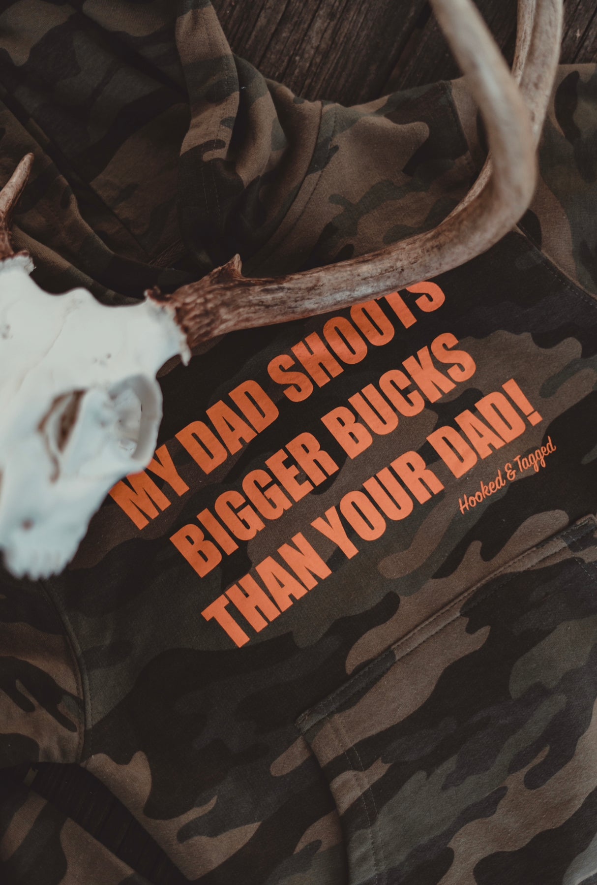 *SALE* Youth "My Dad Shoots Bigger Bucks Than Your Dad" Hoodie