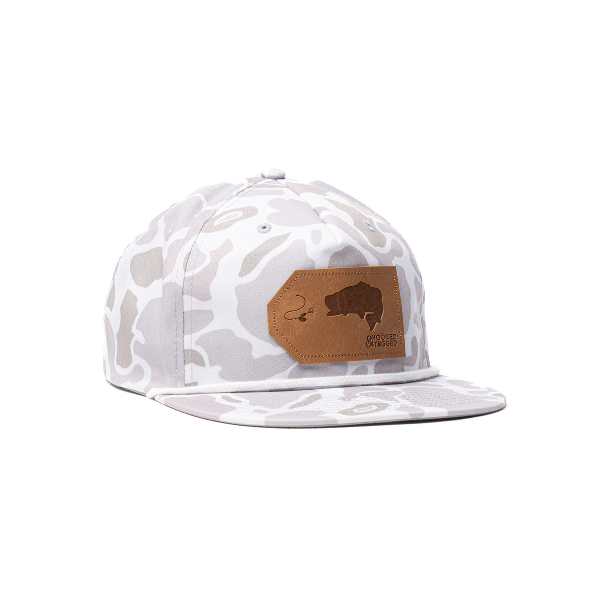 Largemouth Bass - 5 Panel Flat Bill Hat
