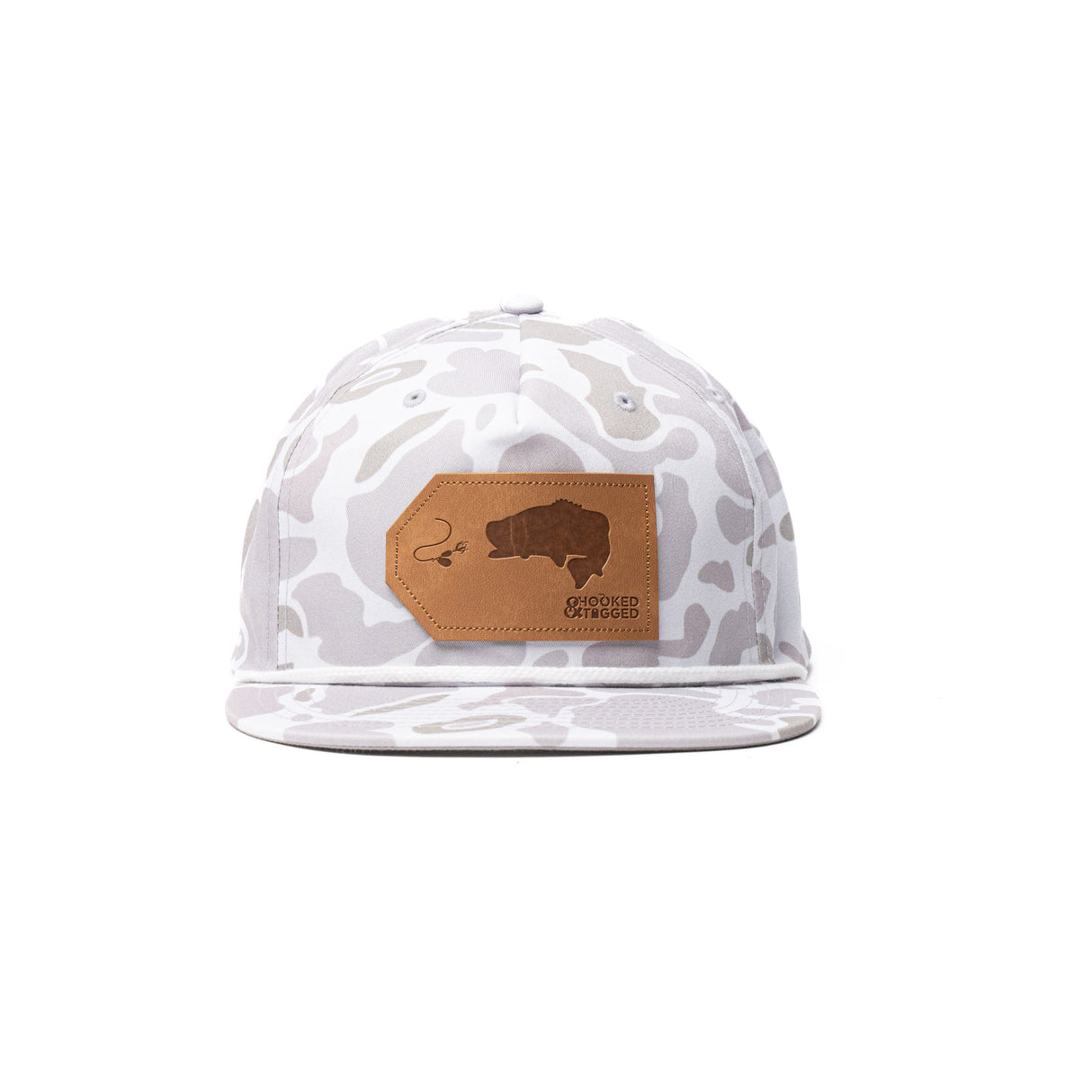 Largemouth Bass - 5 Panel Flat Bill Hat