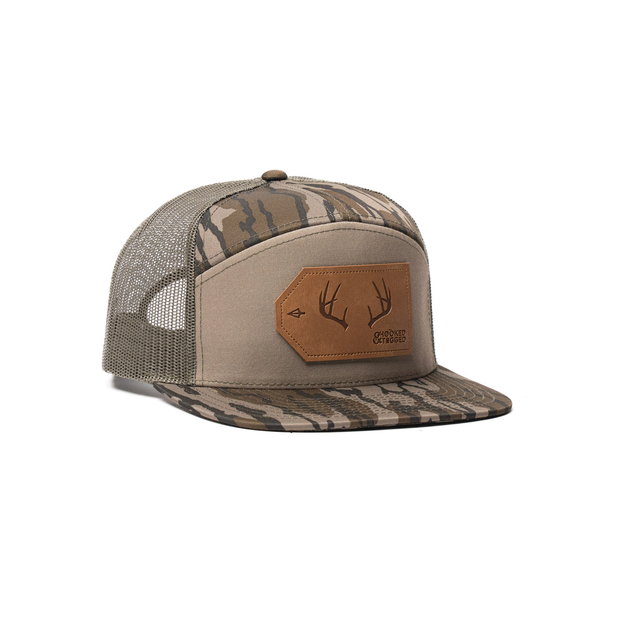 Buck - 7 Panel Flat Bill Hat