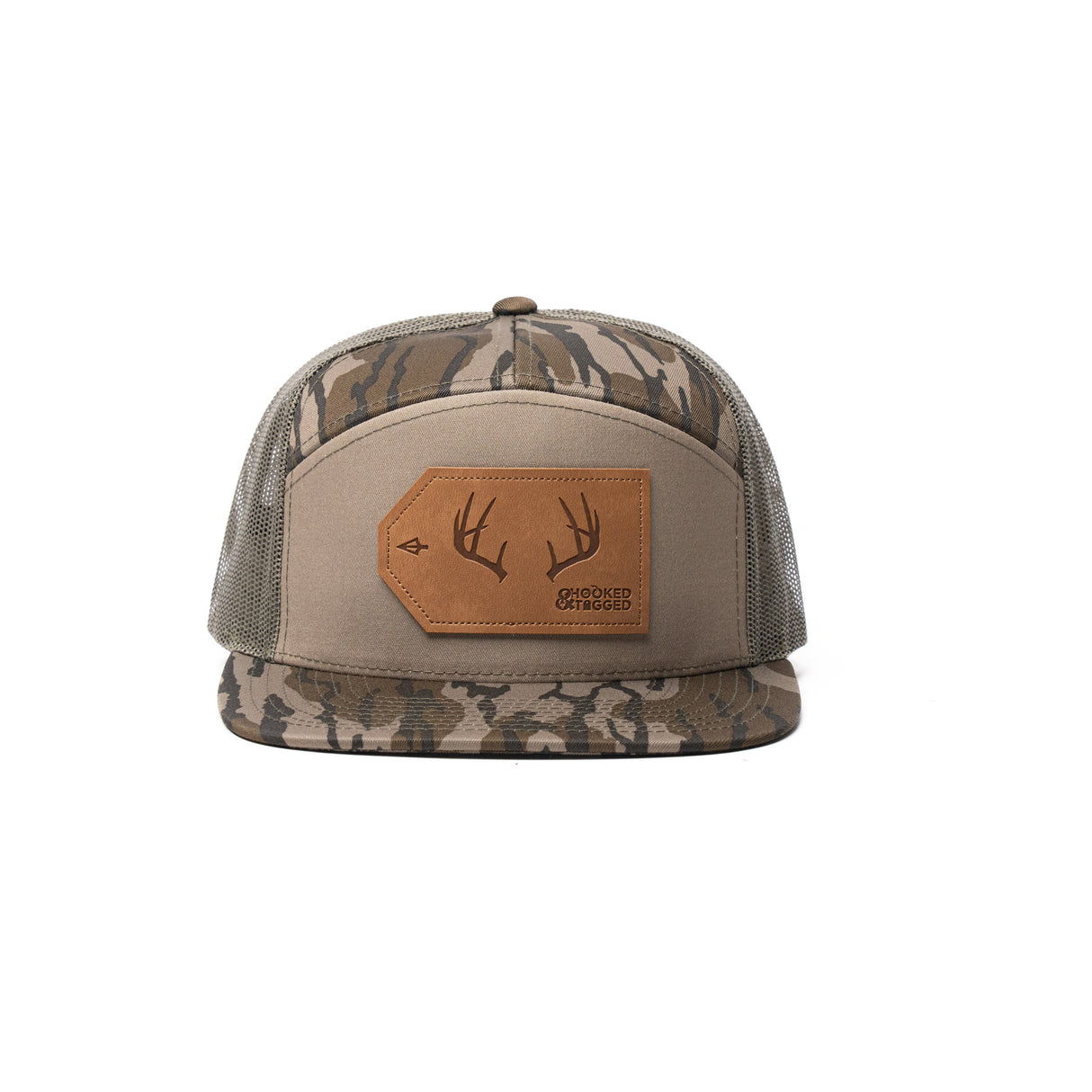 Buck - 7 Panel Flat Bill Hat