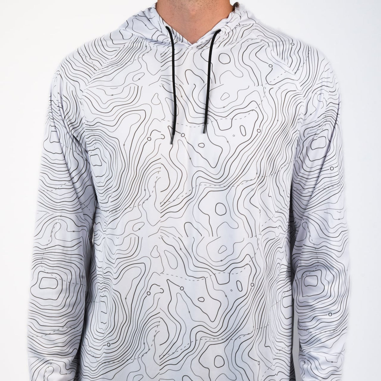 Men's Topographical Performance Hoodie