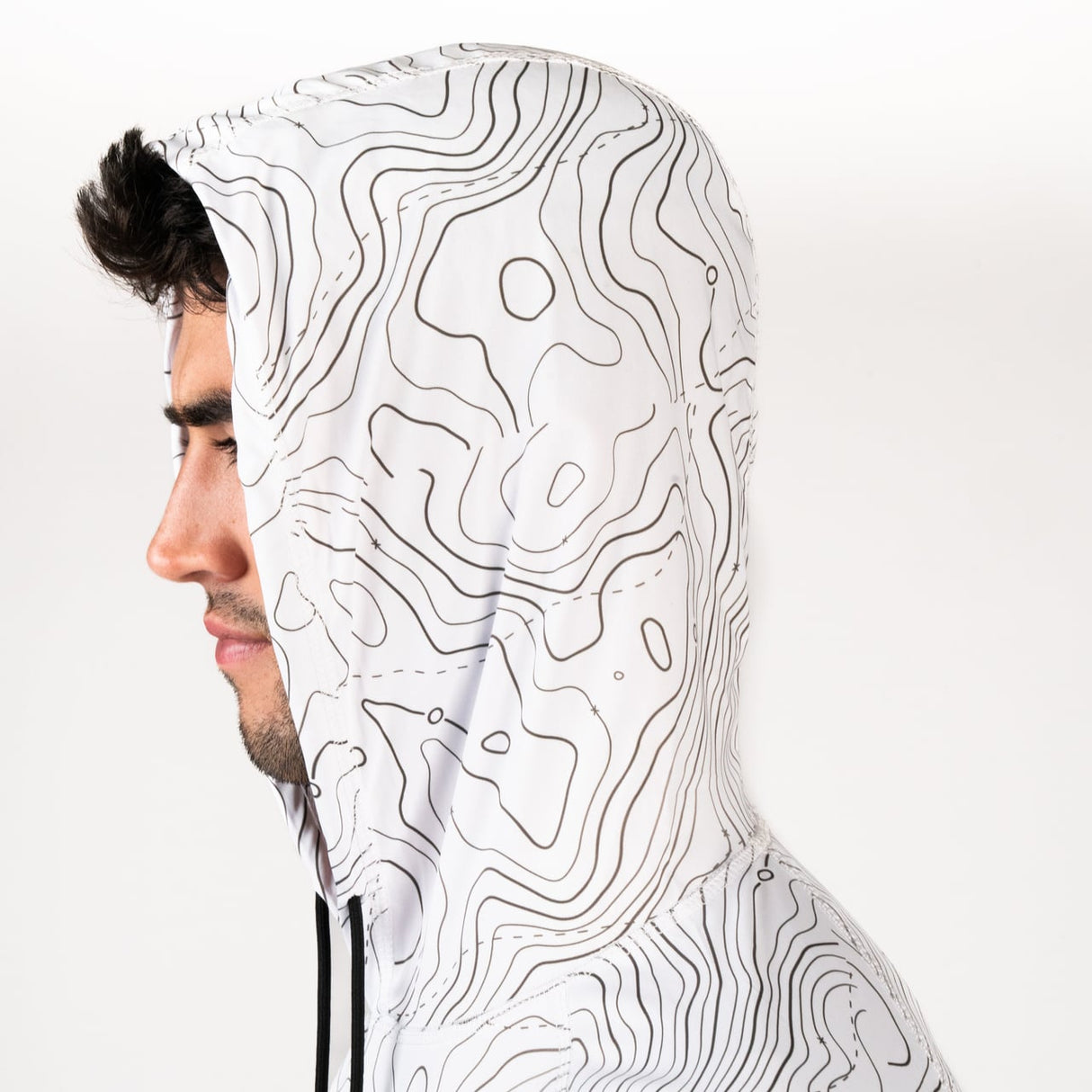 Men's Topographical Performance Hoodie