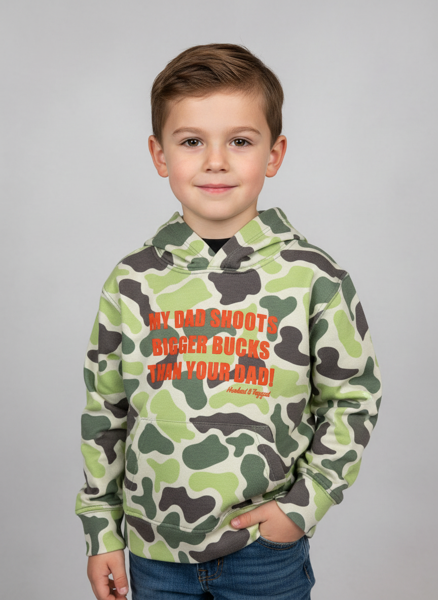 *SALE* Youth "My Dad Shoots Bigger Bucks Than Your Dad" Hoodie