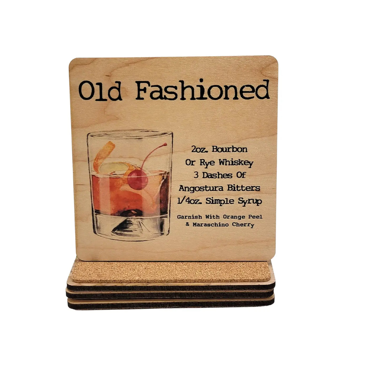 Wooden Bar Coasters