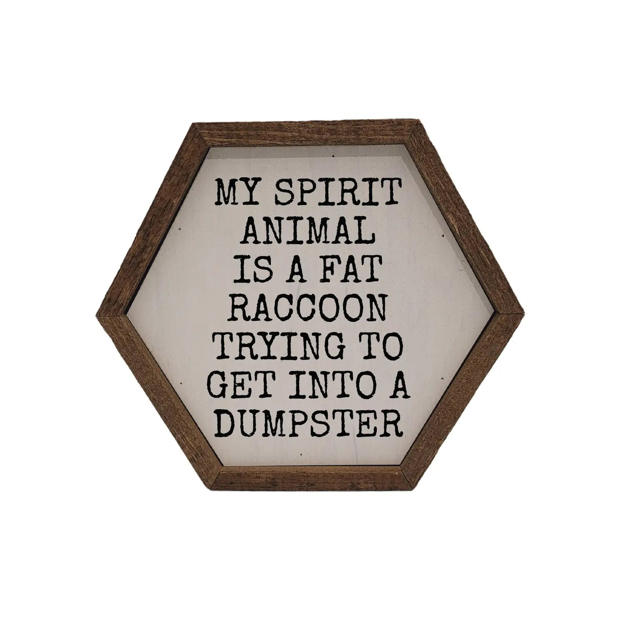 Hexagon Wooden Signs