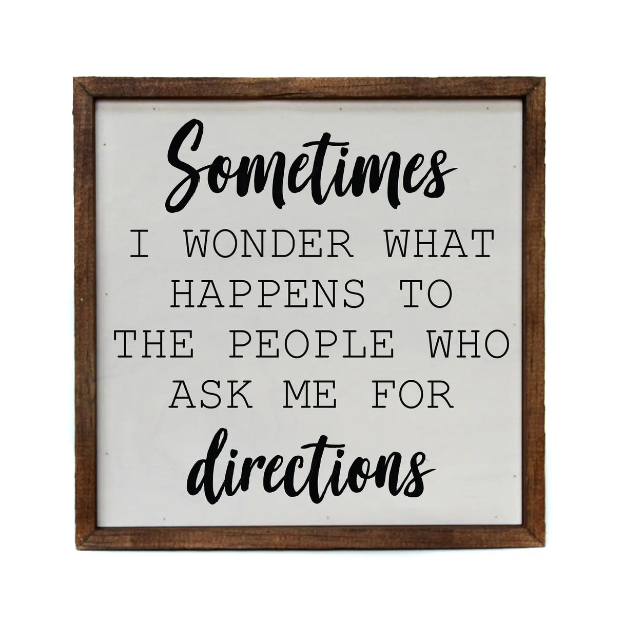 10 x 10 Wooden Signs