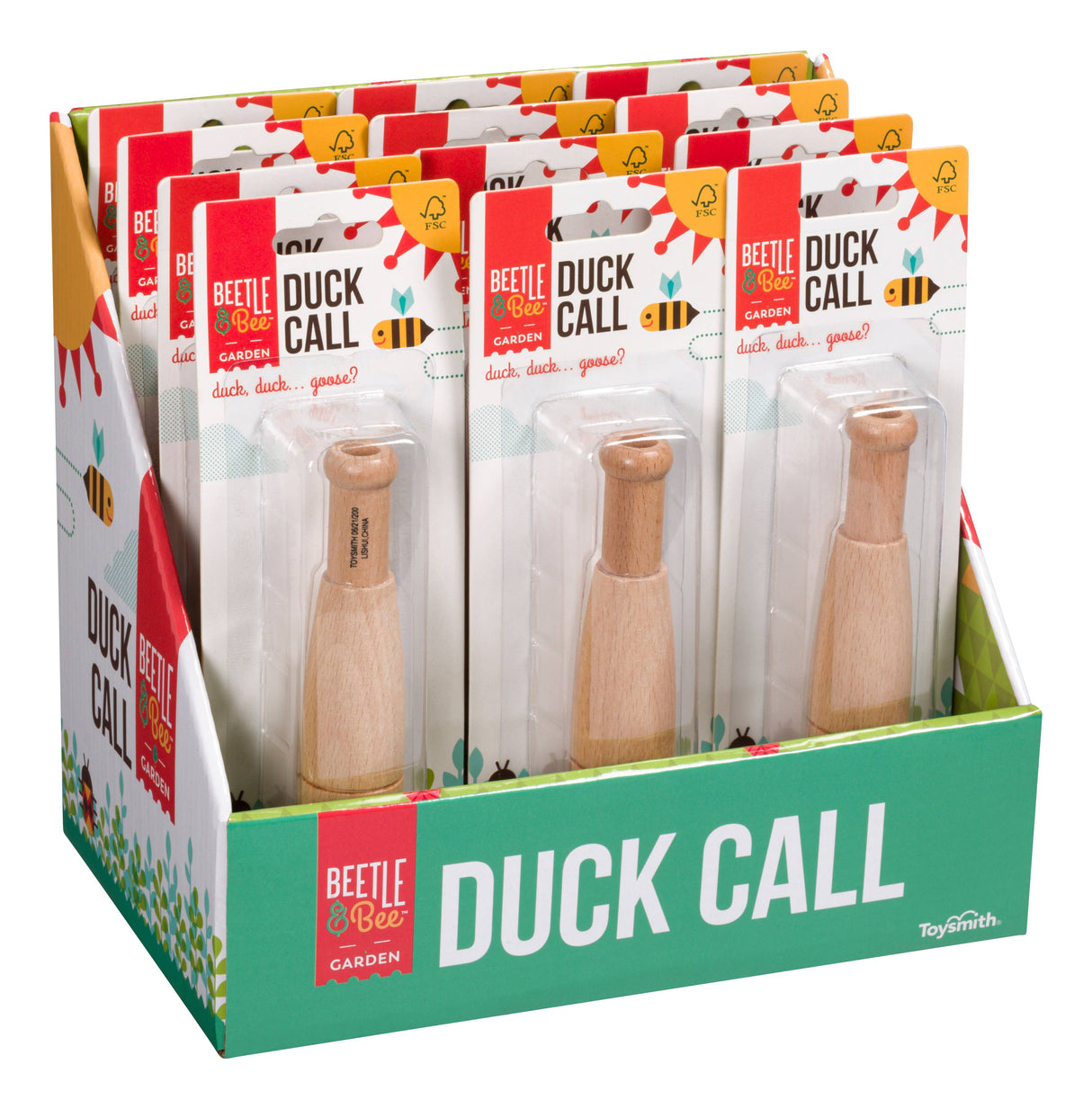 Beetle & Bee Duck Call - FSC Certified Wood