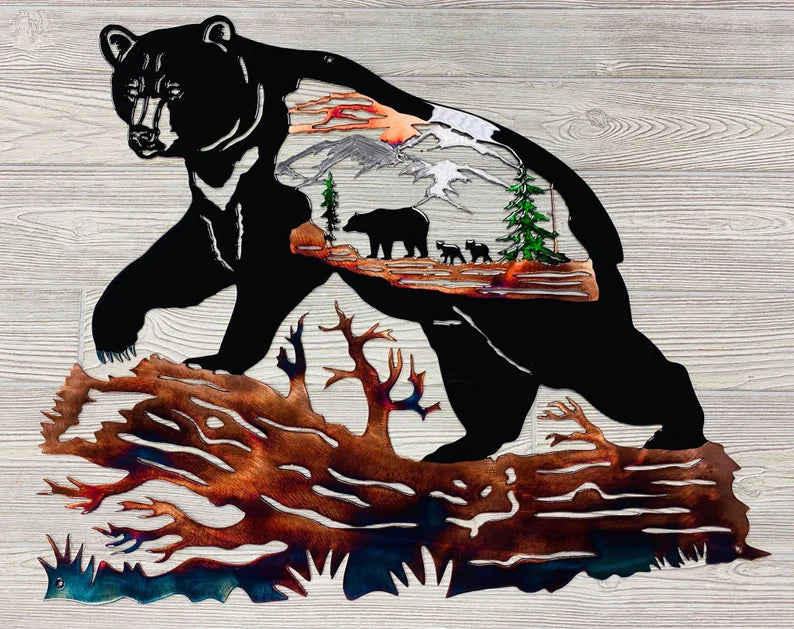 Metal Art Mama Bear