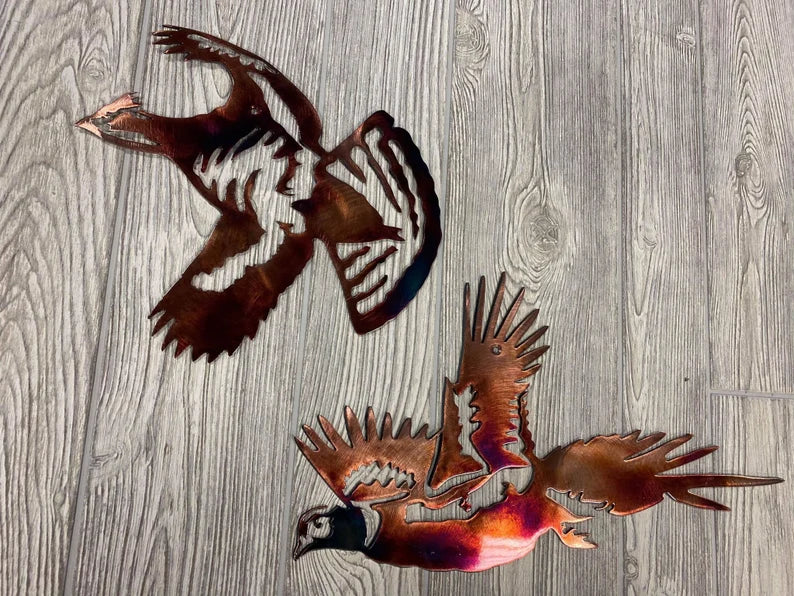 Metal Art Game Bird Set