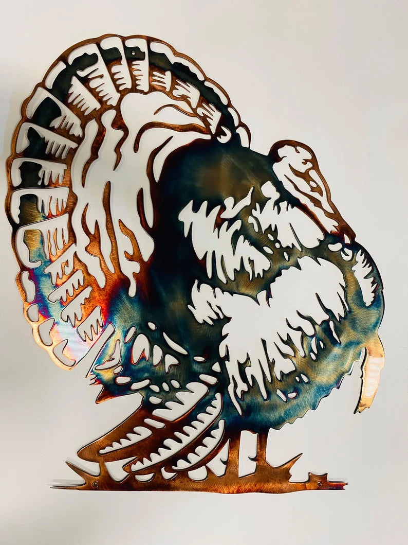 Metal Art Turkey Silhouette