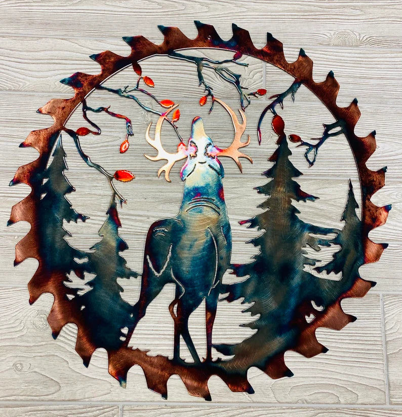 Metal Art Scrape Maker Whitetail