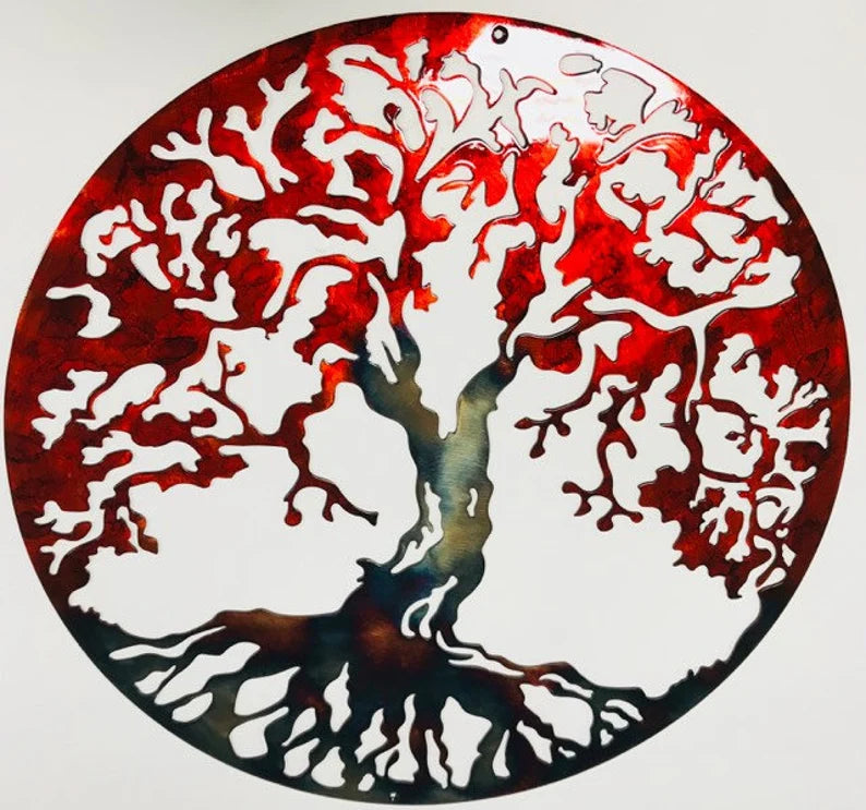 Metal Art Tree of Life Autumn