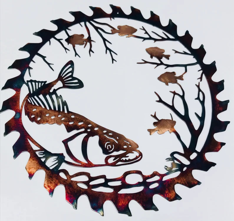 Metal Art Walleye Sawblade