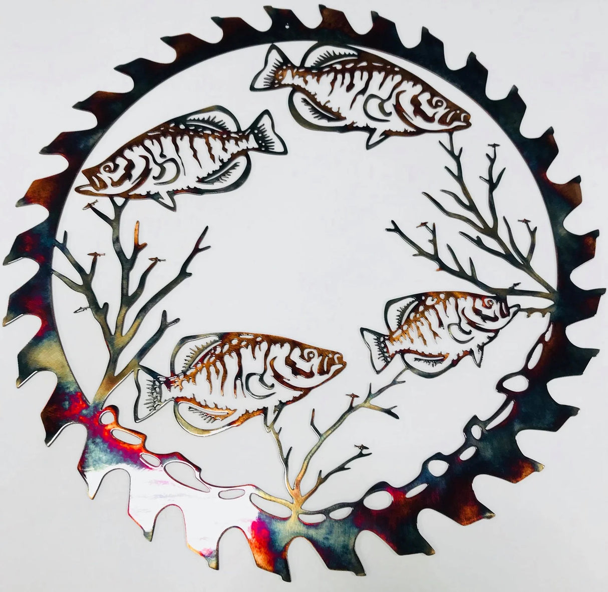 Metal Art Crappie Saw Blade