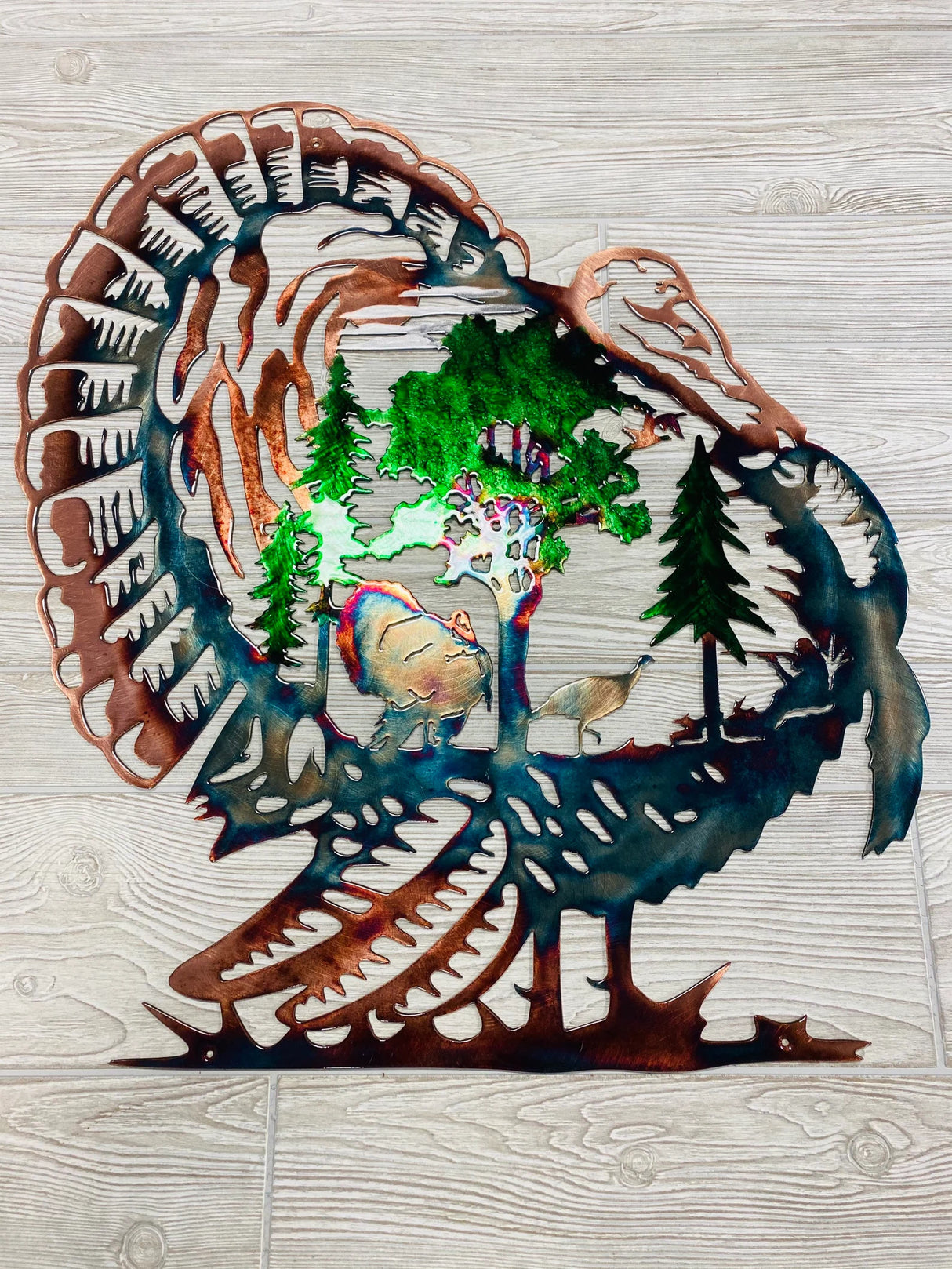 Metal Art Full Strut Spring Turkey