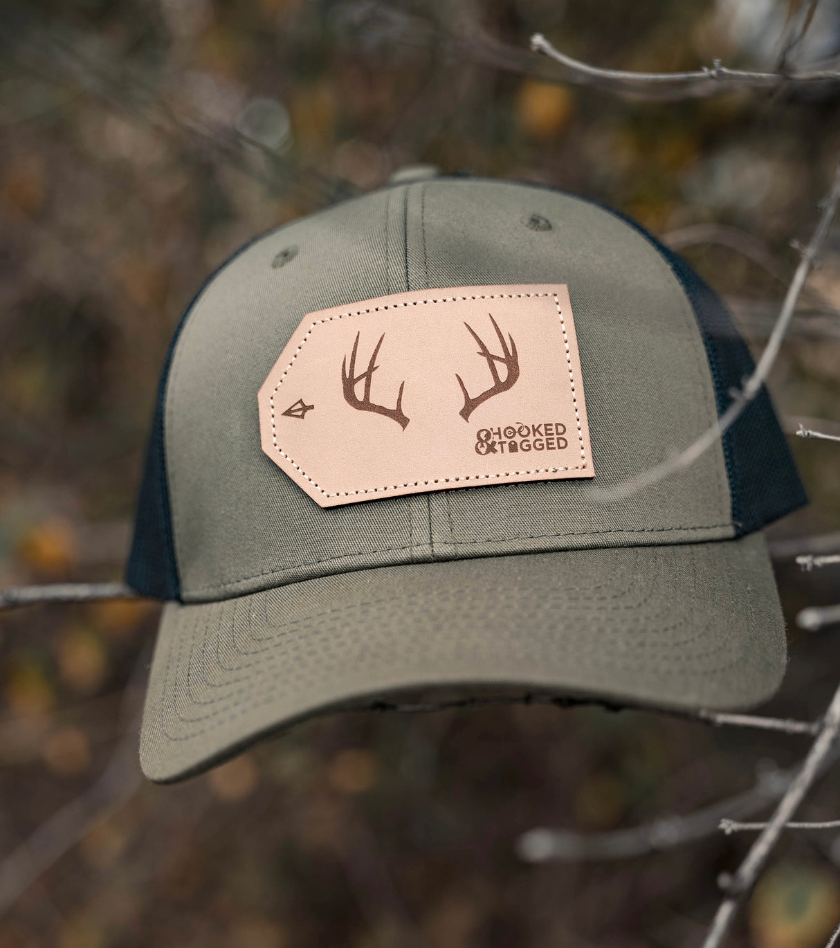 Buck Antler Patch Hat – Hooked & Tagged, Inc.