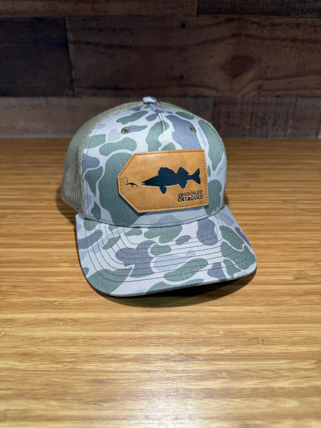 Youth Walleye Trucker Curved Bill Hat
