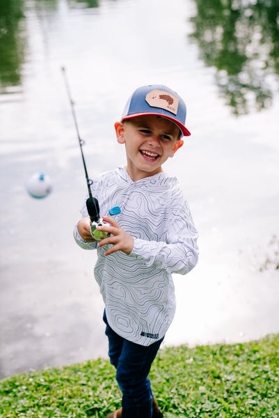 3d hoodies fishing reel and youth sizes Toddler Topographical Performance Hoodie – Hooked & Tagged, Inc