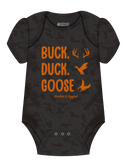Buck, Duck, Goose Onesie