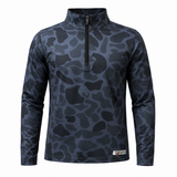 Youth Old School Camo Performance Quarter Zip