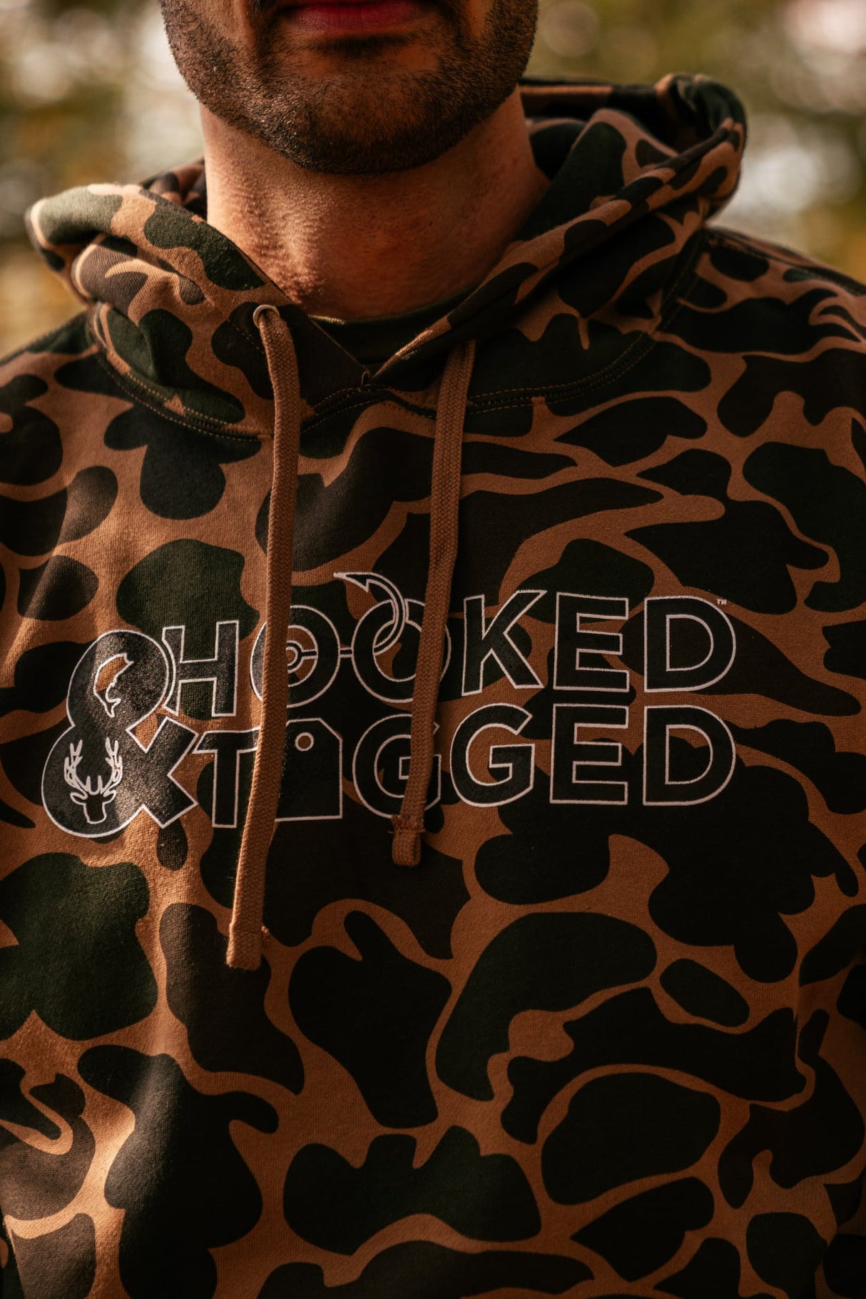 Old School Camo Logo Hoodie