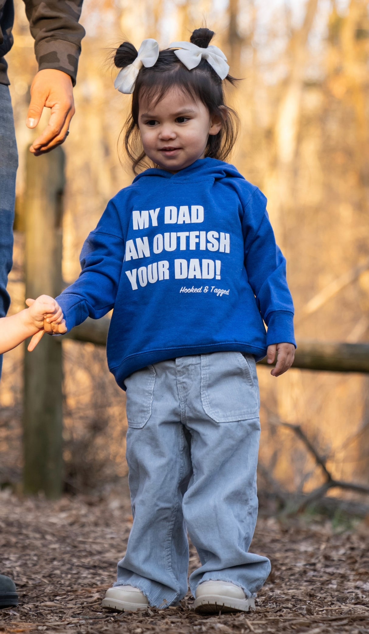 Toddler "My Dad Can Outfish Your Dad" Hoodie