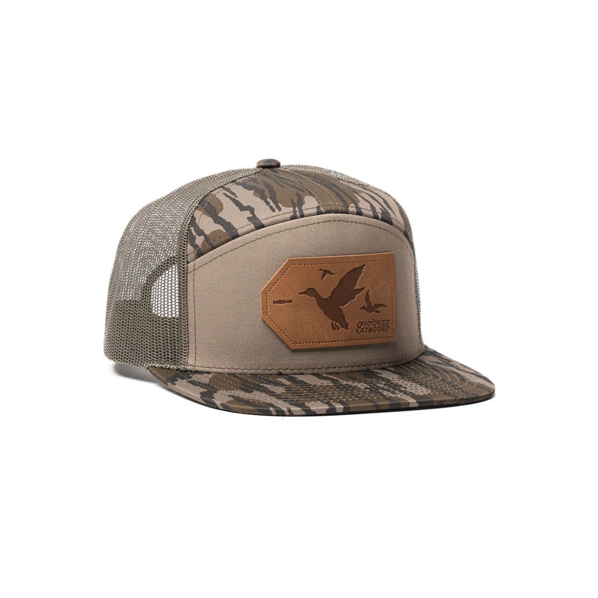 Duck - 7 Panel Flat Bill Hat