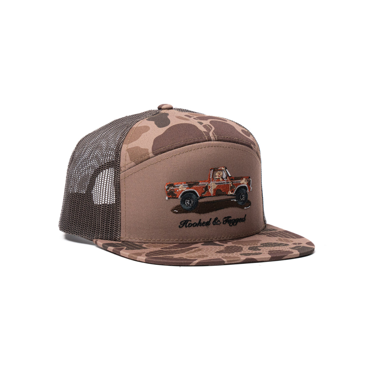 Huntin Buddy - 7 Panel Flat Bill Hat