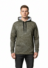 Men's Topographical Performance Hoodie