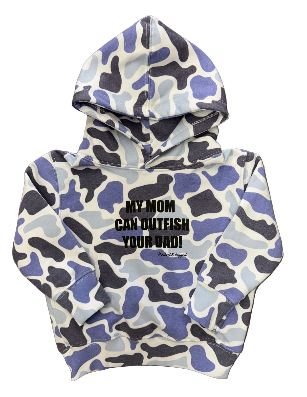 Toddler "My Mom Can Outfish Your Dad" Hoodie