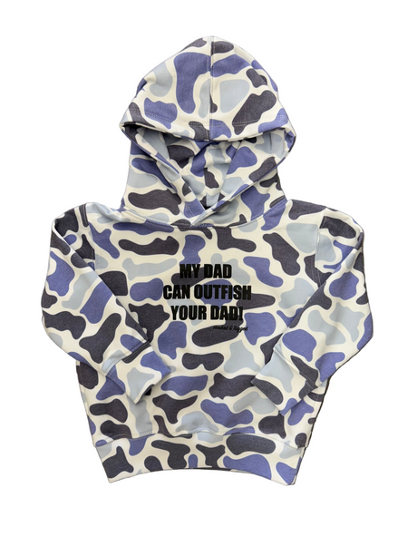 Toddler "My Dad Can Outfish Your Dad" Hoodie
