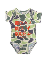 Buck, Duck, Goose Onesie