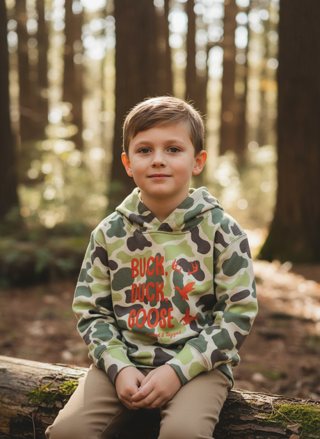 Youth Buck, Duck, Goose Hoodie