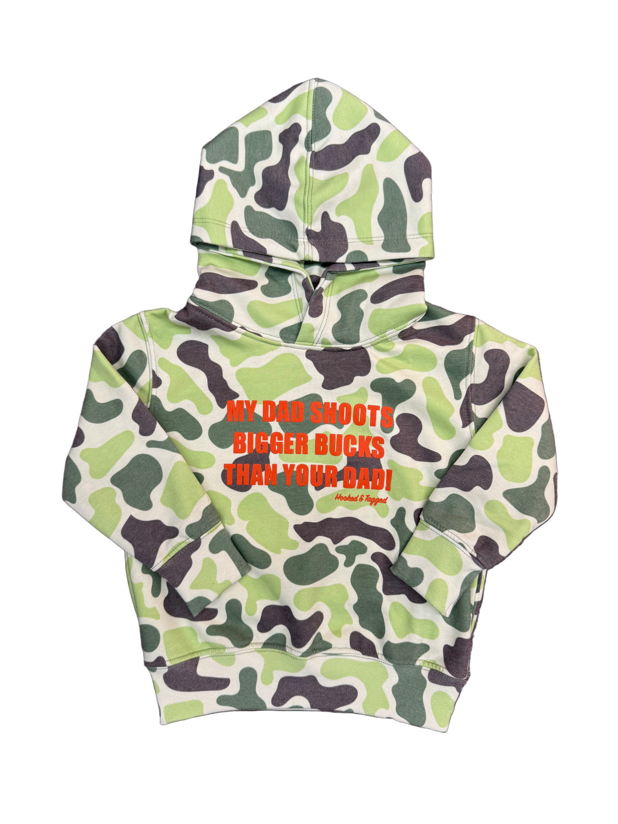 Toddler "My Dad Shoots Bigger Bucks Than Your Dad" Hoodie