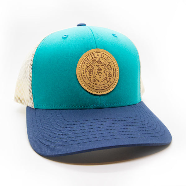 H&T Explore Bear Patch Hat - (Curved-Brim)