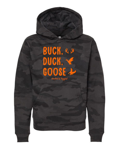 Youth Buck, Duck, Goose Hoodie