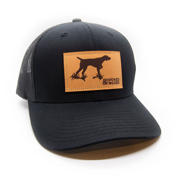 Pointer Dog Patch Hat Hooked Tagged Inc