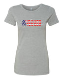*SALE* H&T Women's American Flag Logo T-Shirt