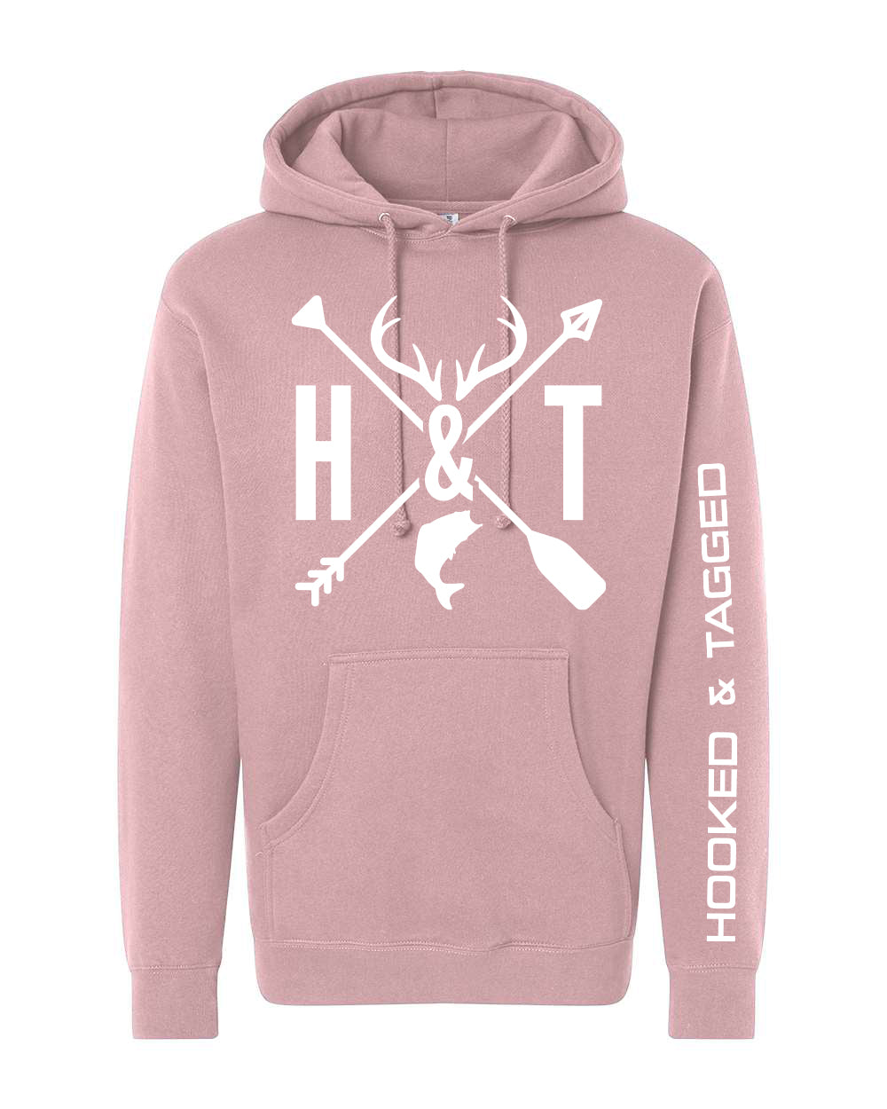 Fish & Game Hoodie Dusty Pink / XX-Large